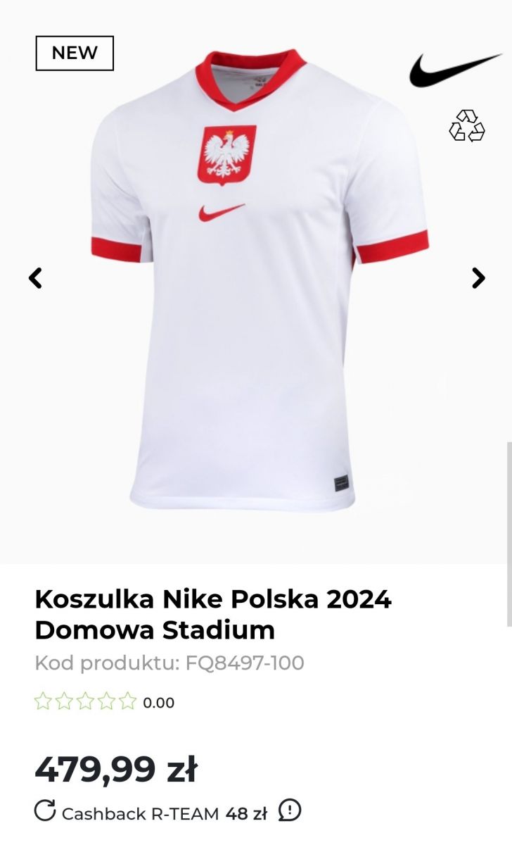 HIT! Tyle kosztuje REPLIKA koszulki reprezentacji Polski! O.o